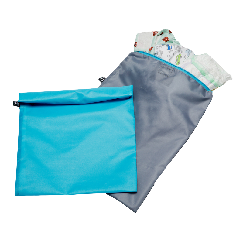 Wet-to-Go Wet Bags, 2 Pack (Teal Grey)