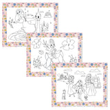 Disney Baby ColorMe Disposable Placemats, 24 Pack (Princess)