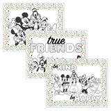 Disney Baby ColorMe Disposable Placemats, 24 Pack (Mickey & Friends)