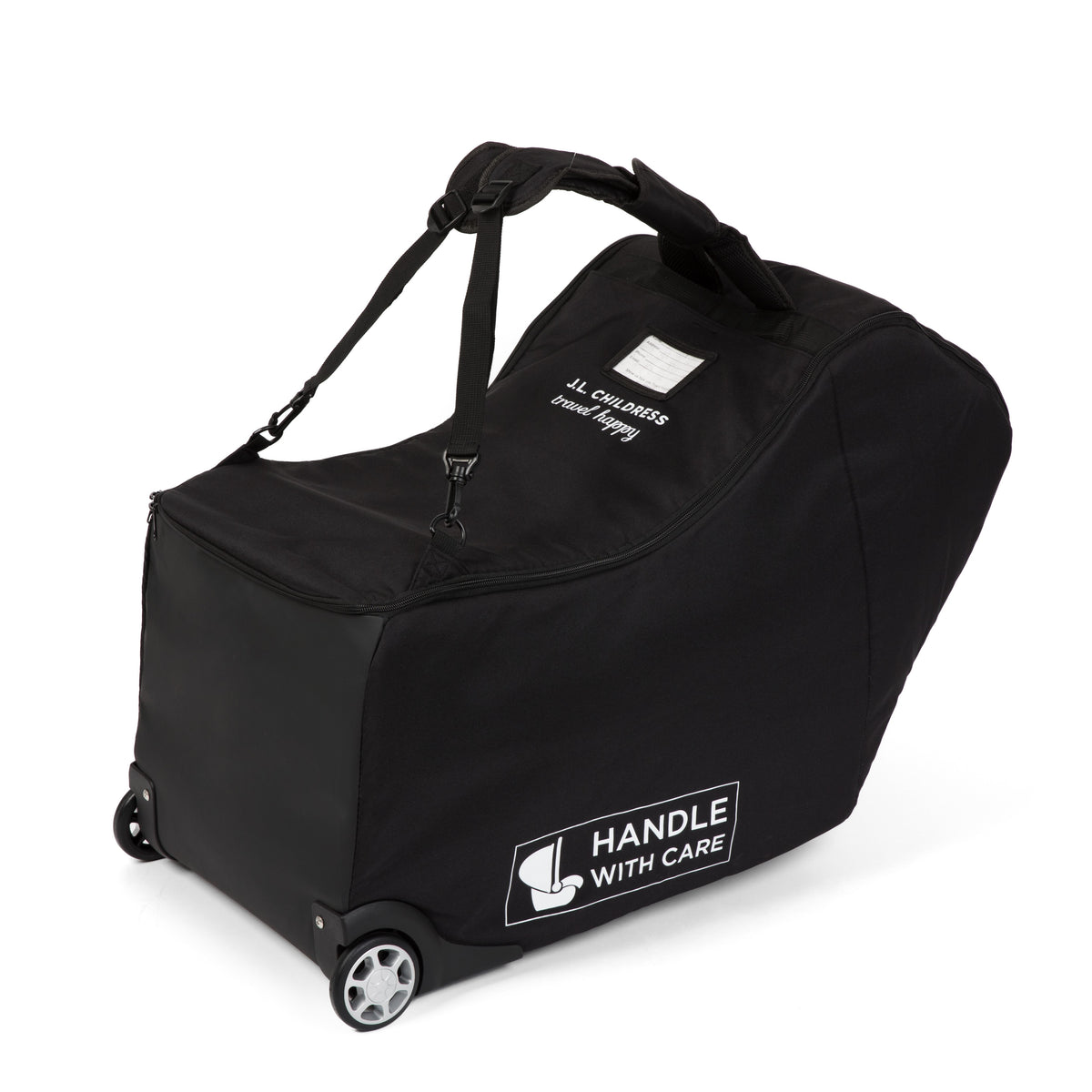 car seat with wheels and handle
