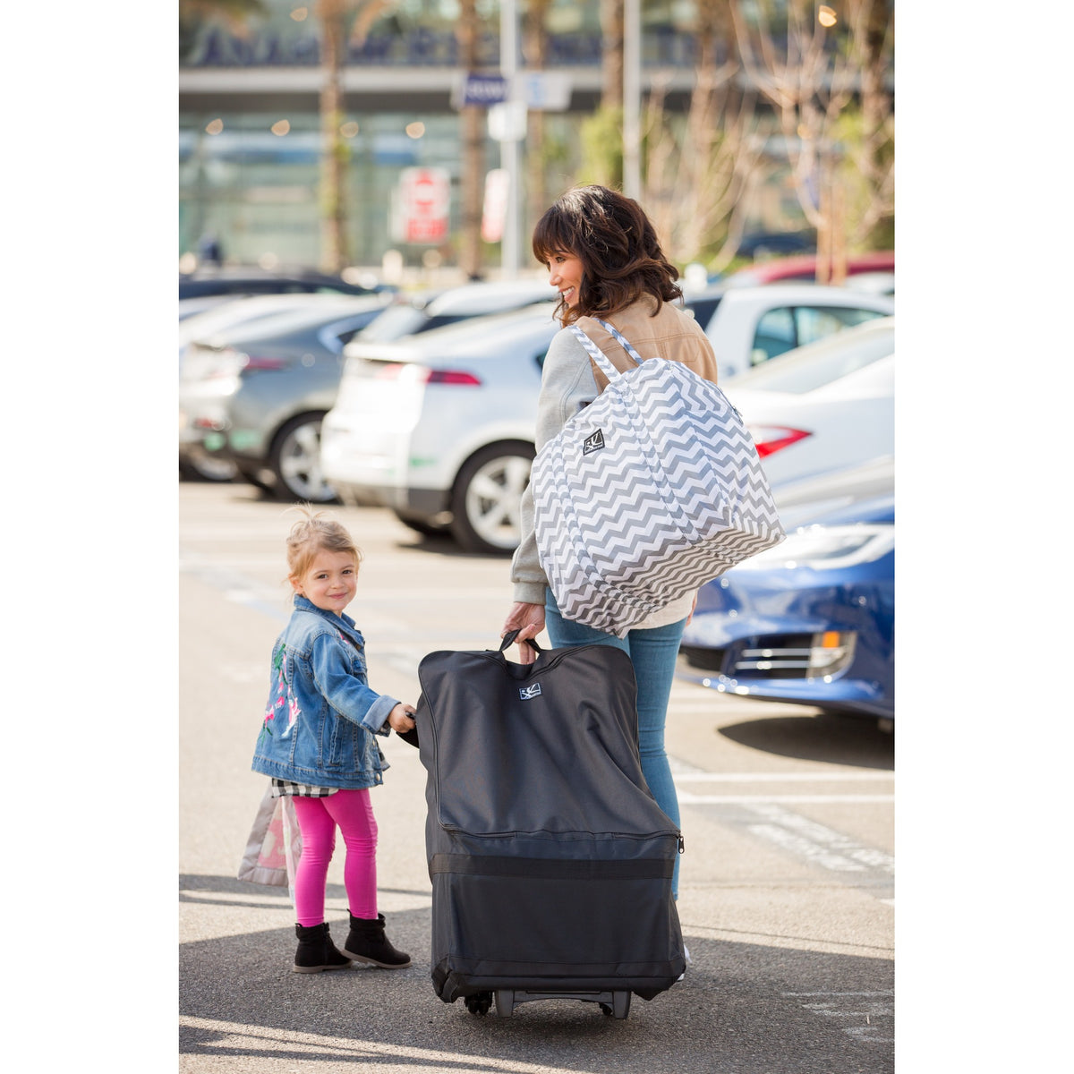 1pc Car Seat Travel Bag Airplane Car Safety Seat Travel Bag Stroller  Wheelchair Storage Bag Foldable Backpack Air Travel, 24/7 Customer Service