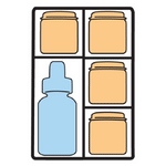 picture layout of Pack ‘N Protect Cooler Bag for Glass Bottles and Containers