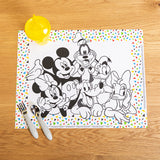 Disney Baby ColorMe Disposable Placemats, 24 Pack (Mickey & Friends)