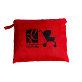 Disney Baby Gate Check Travel Bag for Standard and Double Strollers folded up and in pouch