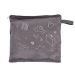 Deluxe Gate Check Travel Bag for Standard & Double Strollers folded up and in storage pouch