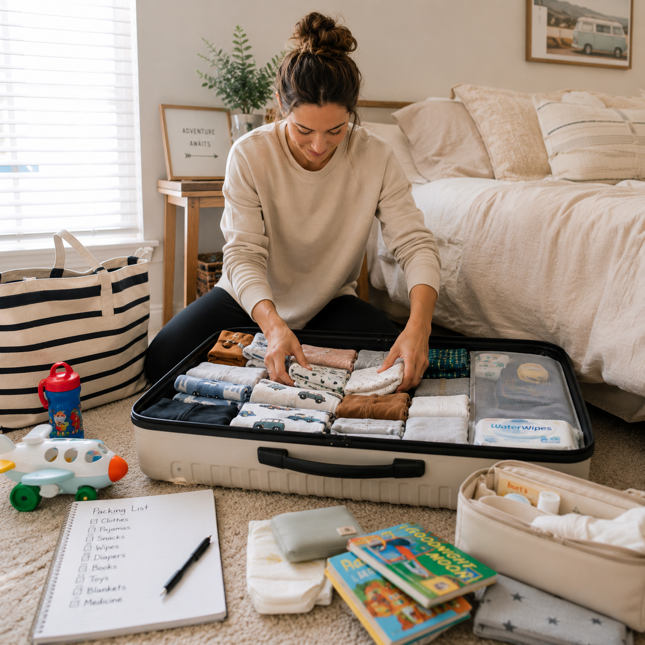 A Real Mom's No-Nonsense Guide: The Ultimate Packing List for Traveling with 2+ Kids