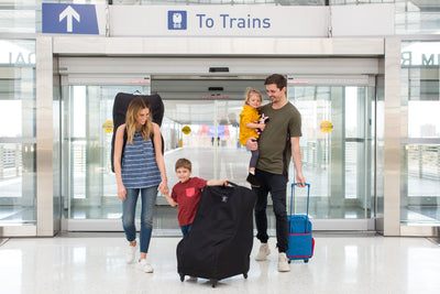 Navigating the airport & the airplane with a Car Seat & Stroller