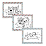 Disney Baby ColorMe Disposable Placemats, 24 Pack (Cars)