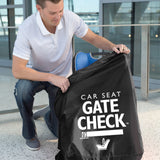Gate Check Travel Bag for Car Seats (Black)