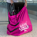 Gate Check Travel Bag for Single & Double Strollers - Limited Edition Neon