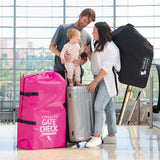 Gate Check Travel Bag for Single & Double Strollers - Limited Edition Neon
