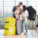 Gate Check Travel Bag for Single & Double Strollers - Limited Edition Neon