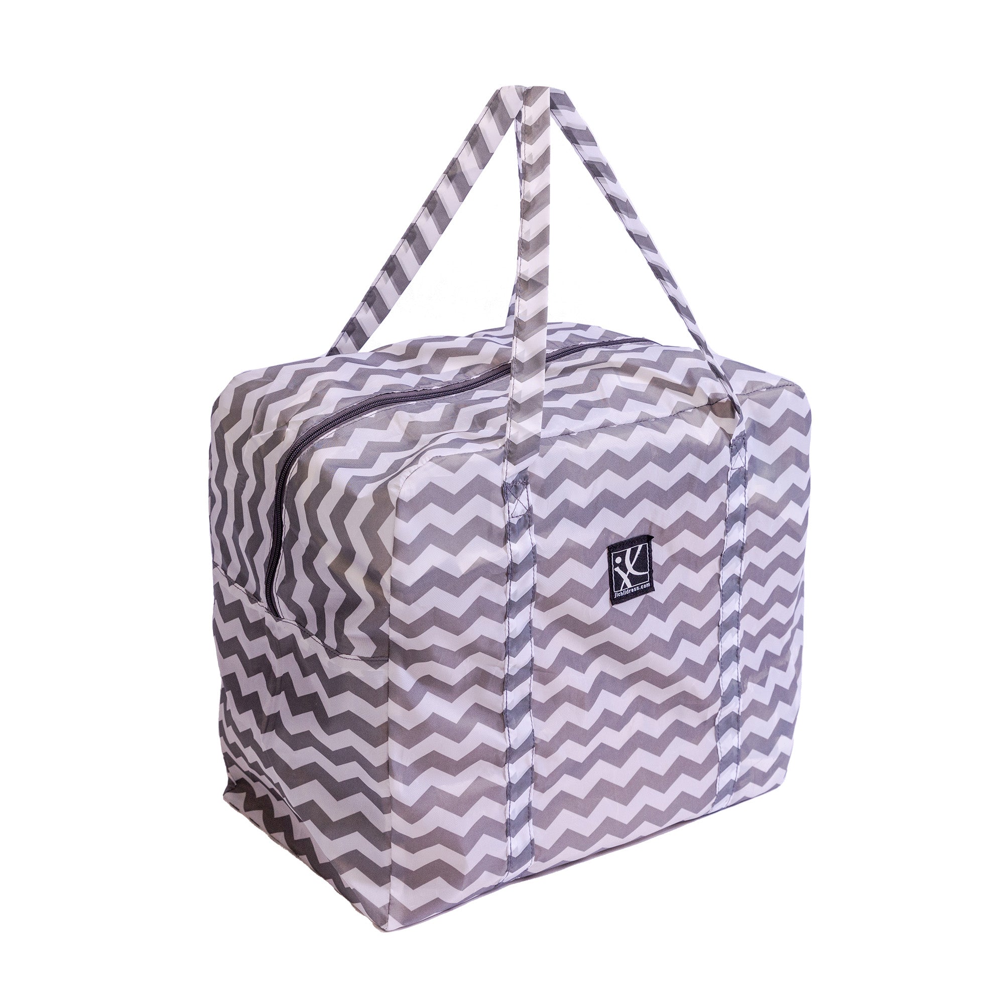 go travel tote bag Foldaway Shopper With A Suede Lining In Black Gift for Travel Lovers Traveler