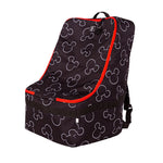 Disney Baby Ultimate Padded Backpack Car Seat Travel Bag, Mickey Black