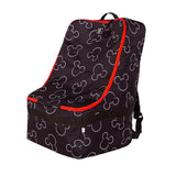 Disney Baby Ultimate Padded Backpack Car Seat Travel Bag, Mickey Black