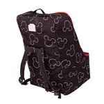 Picture of the back Disney Baby Ultimate Padded Backpack Car Seat Travel Bag, Mickey Black