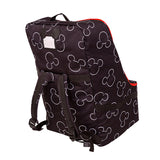 Picture of the back Disney Baby Ultimate Padded Backpack Car Seat Travel Bag, Mickey Black