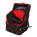 Disney Baby Ultimate Padded Backpack Car Seat Travel Bag, Mickey Black