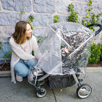 Disney Baby Universal Stroller Weather Shield on stroller with child inside