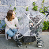 Disney Baby Universal Stroller Weather Shield on stroller with child inside