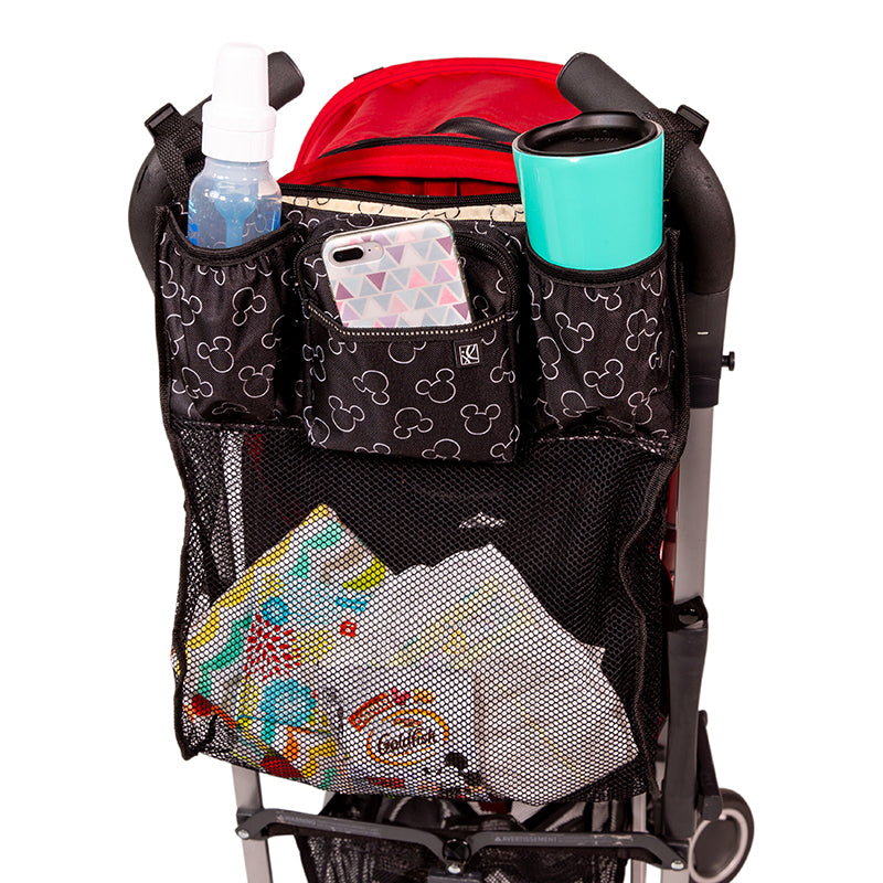 peg perego stroller organizer J L Childress Disney Baby Cups N Cargo Stroller Organizer