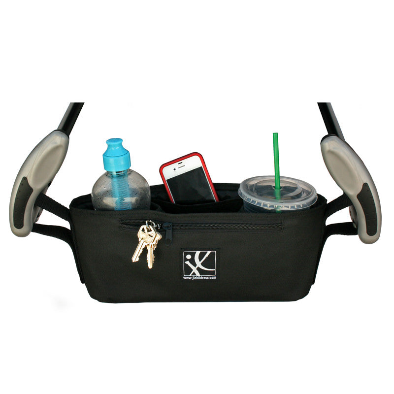 J.L. Childress Cargo N Drinks Stroller Parent Tray Black