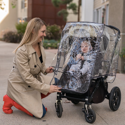 evenflo stroller rain cover J.L. Childress Universal Stroller Rain Cover Weather Shield, Gray