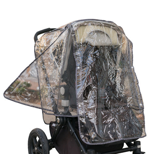 Universal Baby Stroller Weather Shields Portable Waterproof Rain Cover Food  Grade EVA Baby Carts Rain Shade Wind Dust Shield