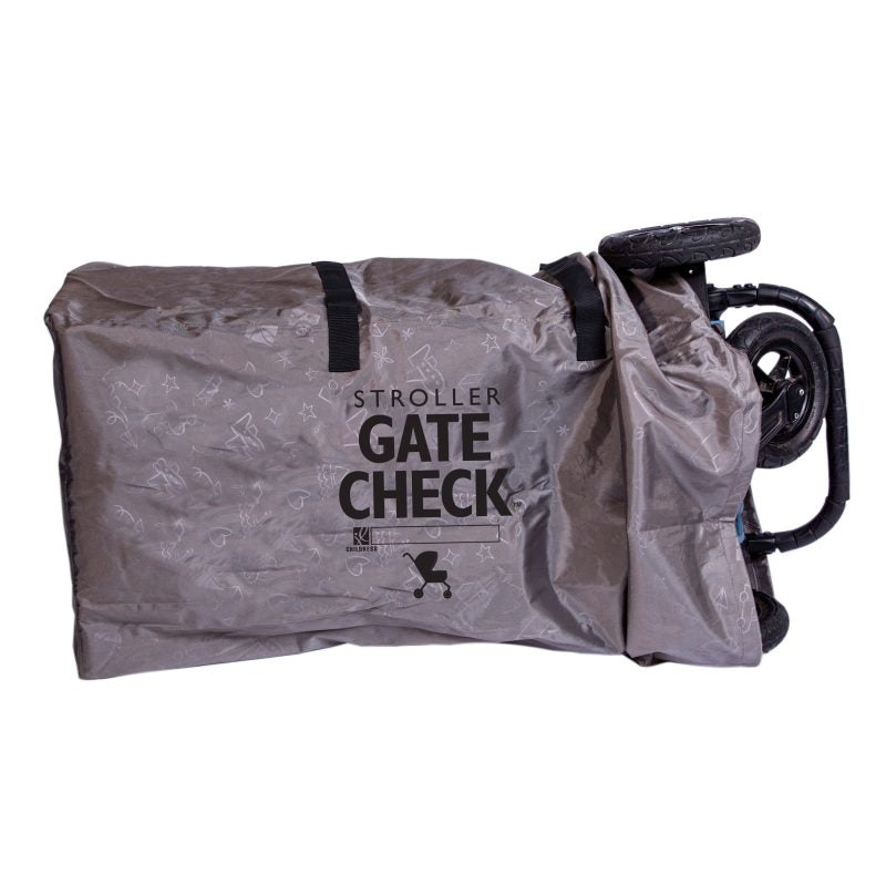 Deluxe Gate Check Travel Bag for Standard Double Strollers jlchildress